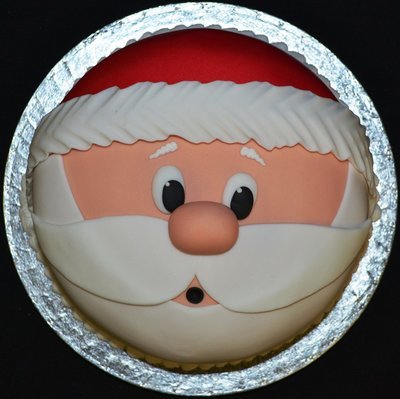 Christmas Santa Novelty Cake