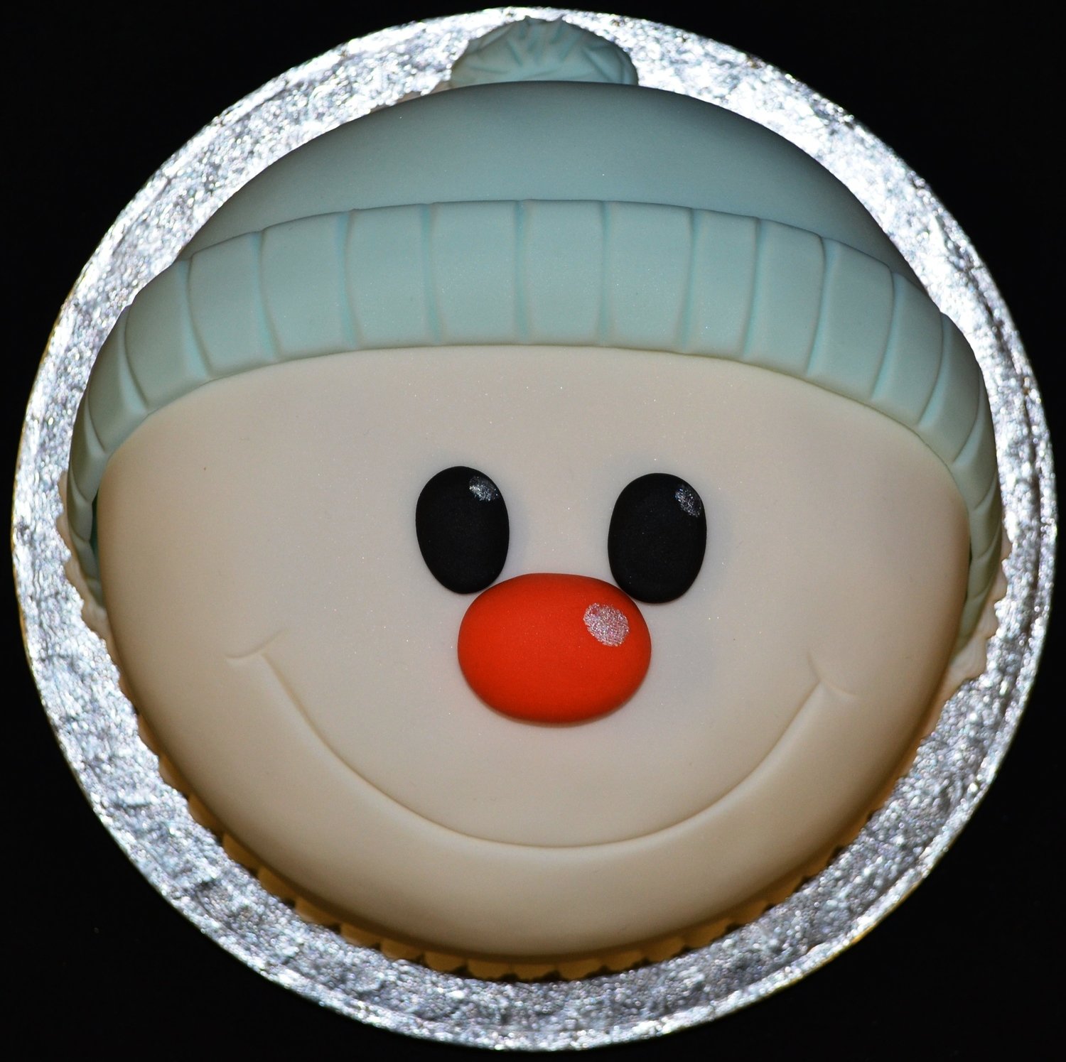 Christmas Snowman Novelty Cake