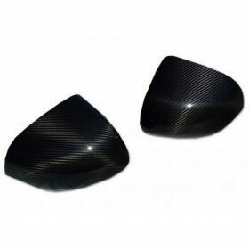 Mirror caps in carbon fibre