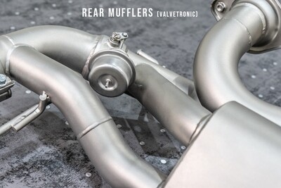 Catback Valvetronic muffler Catback Valvetronic muffler