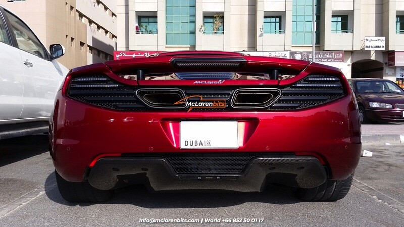 Stock design rear diffuser