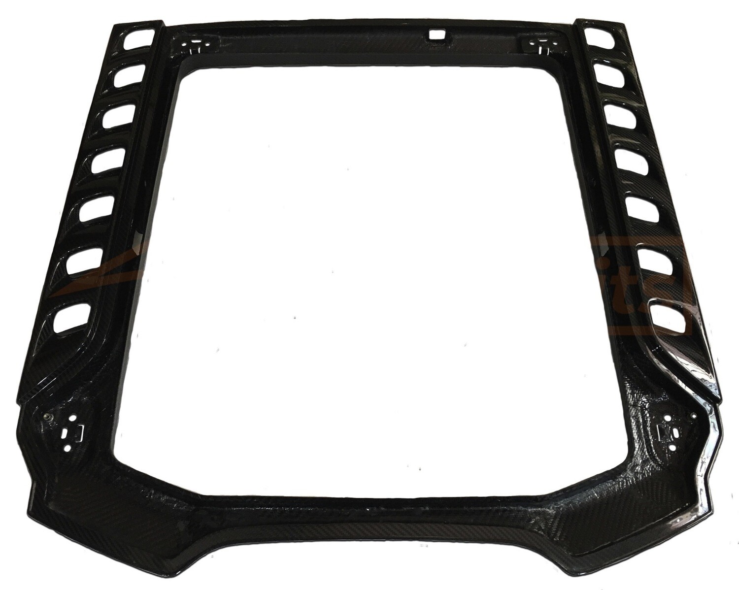 Rear hatch glass frame