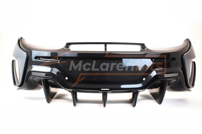 McLaren 600LT rear bumper assembly