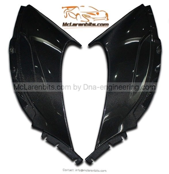 Mclaren 650S side intake blade in carbon fiber