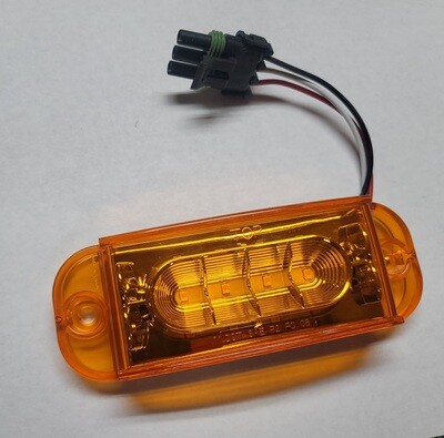 Timpte LED Mid-Ship Turn Signal - Amber ('04 & up)