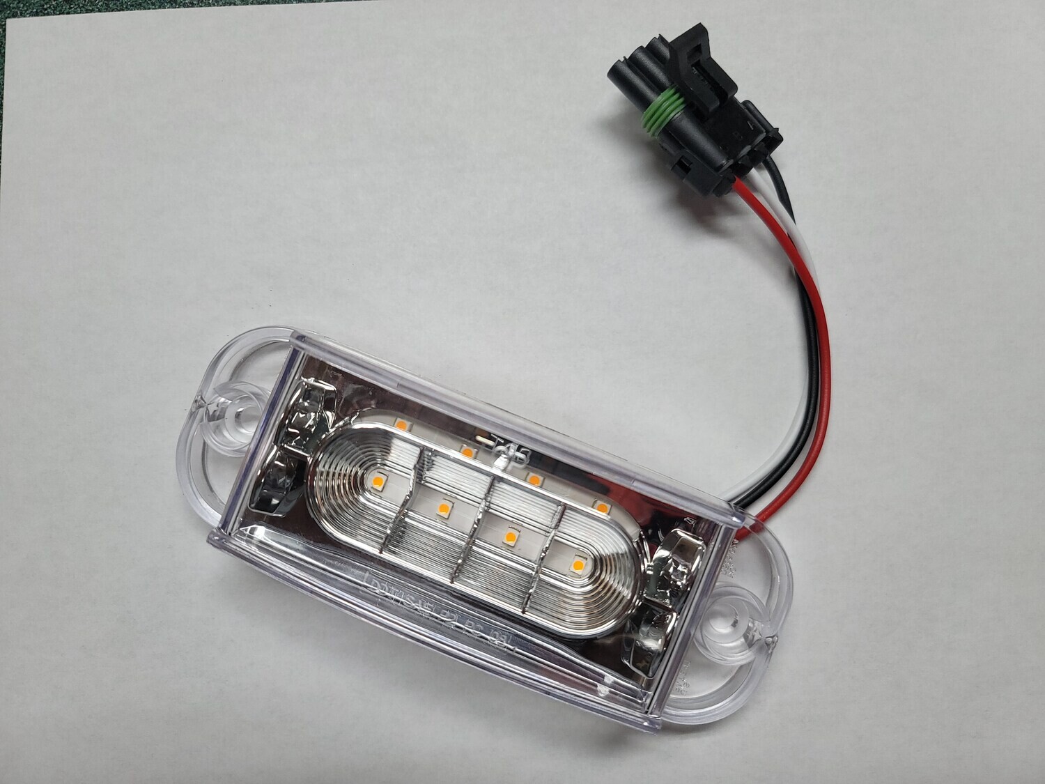 Timpte LED Mid-Ship Turn Signal - Clear Lens with Amber Diode ('09 & up)