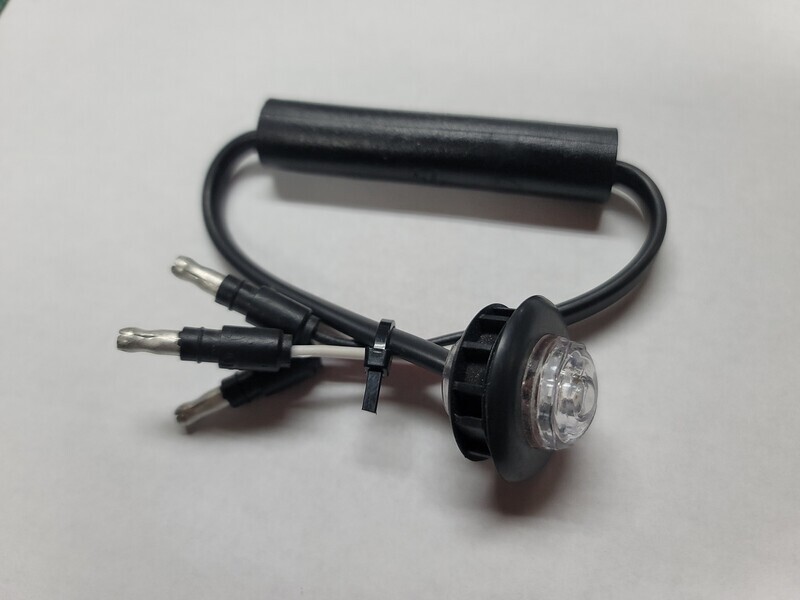 Timpte Clear/Red Dual Function LED Bullet Light