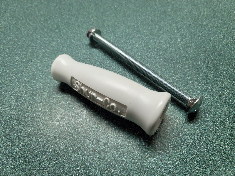 Tapered Handle for Roll Tarp with Hardware