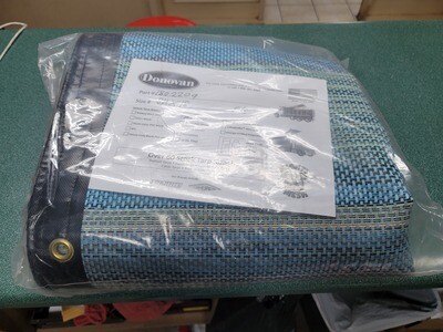 Heavy Duty Mesh Tarp for Front to Back Arm System - 7' X 18'
