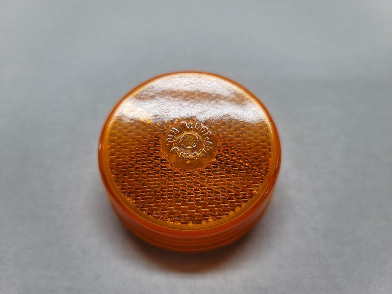 Round Amber Marker - 2-1/2"