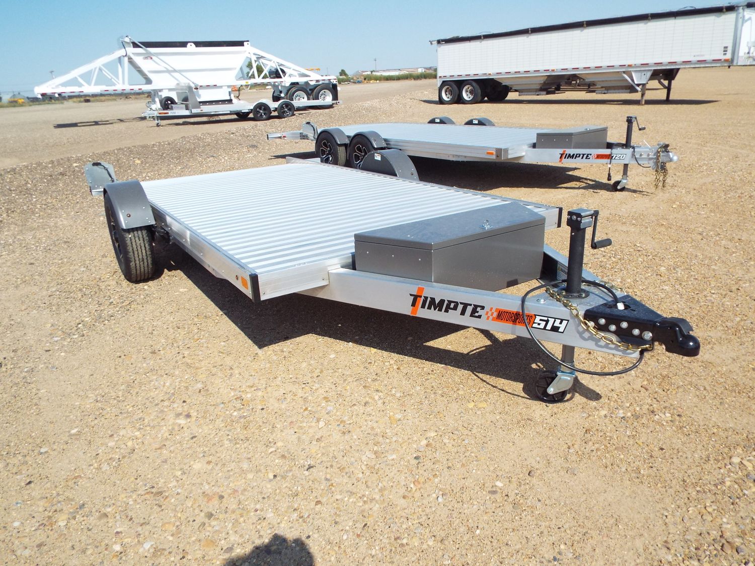 In Stock: Amarillo, TX- 2025 5K Timpte Equipment Trailer 14' x 81"  Hydraulic  Deck - TE002722