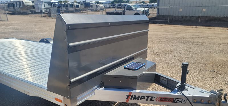 Aluminum Rock Guard (Gun Metal Gray) for Timpte Equipment Trailer