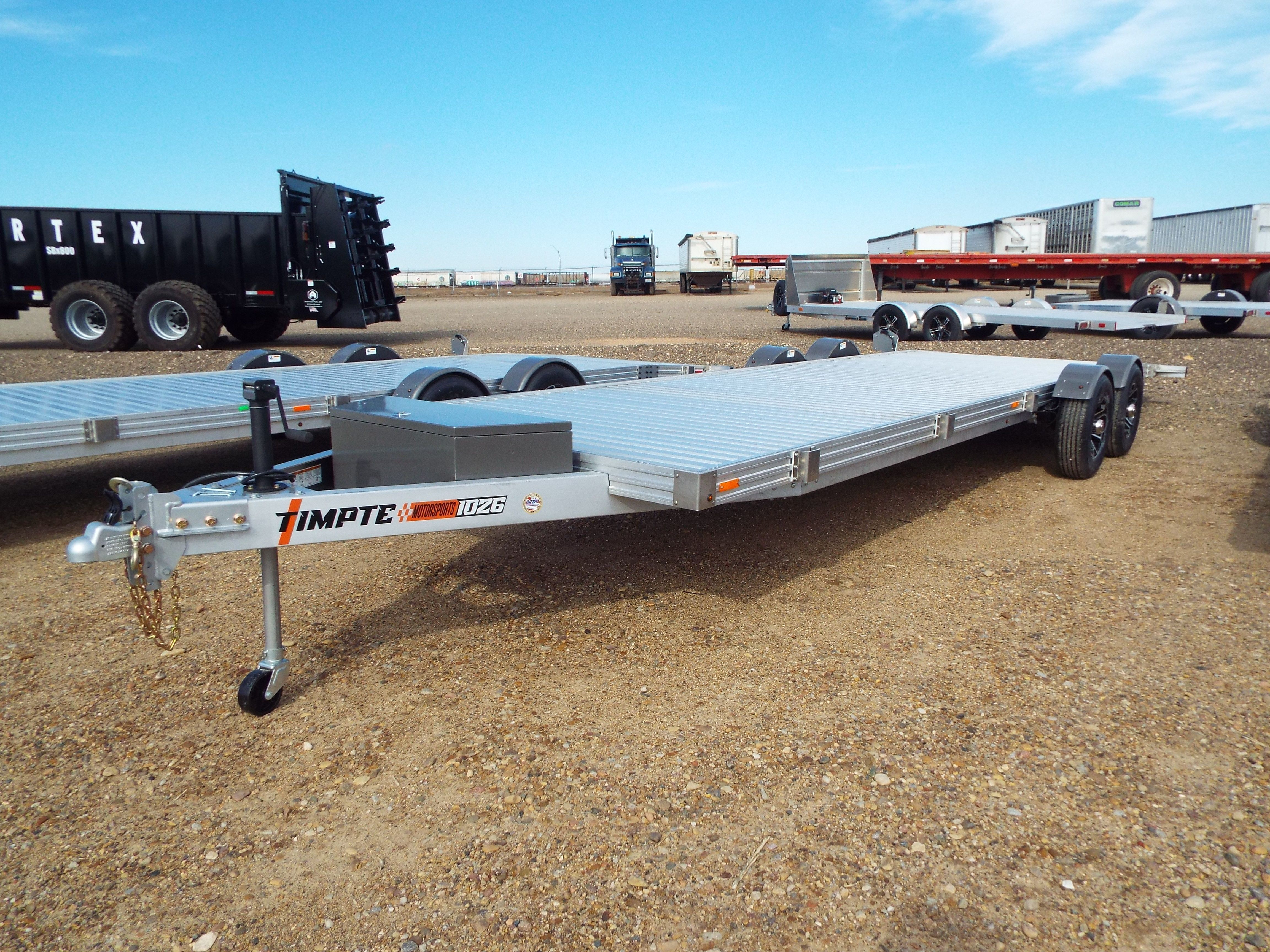 New Lower Pricing -2025  Timpte Motorsports  Hydraulic EZ Series Trailer -10k 26 Foot Deck - TE002848