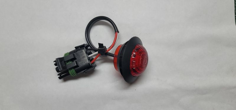 Timpte Red LED Rear Header Dual Function Light