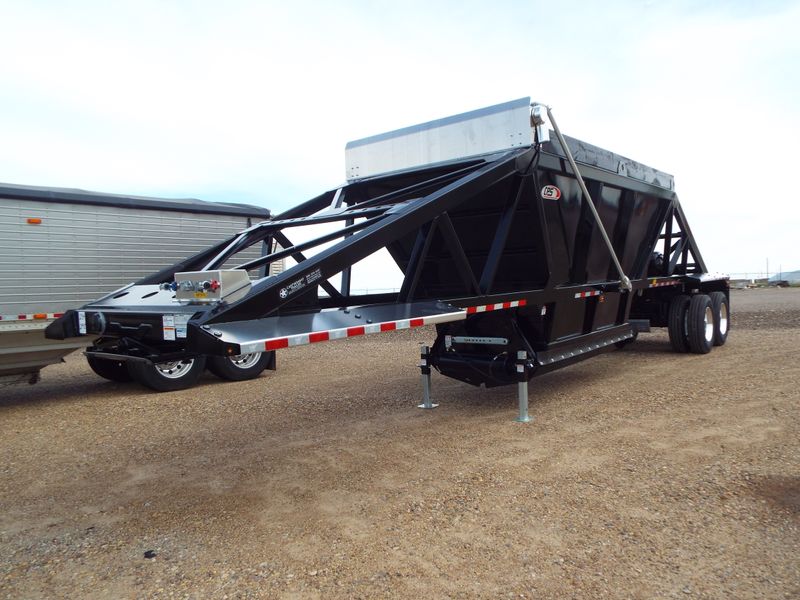 * SOLD -In Stock: Amarillo, TX - New 2026 CPS/Manac Black AirRide Lightweight Belly Dump 234295