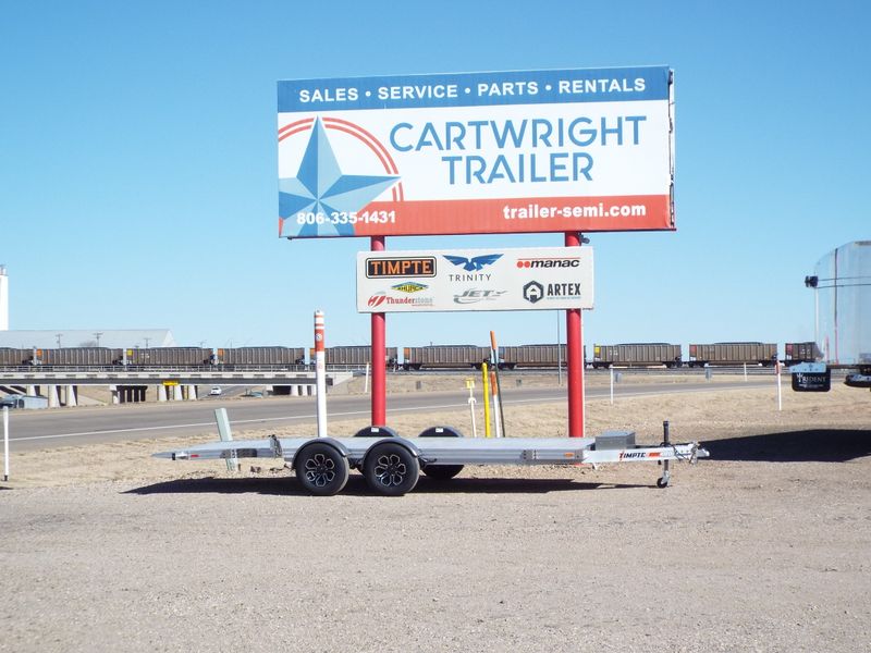 In Stock: Amarillo, TX - 2027  Timpte Motorsports  Hydraulic EZ Series Trailer -10k 20 Foot Deck - TE003697