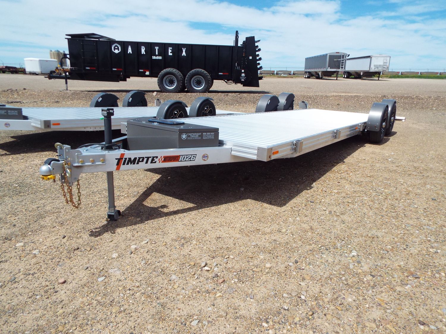 2027 Timpte Motorsports Hydraulic EZ Series Trailer -10k 26 Foot Deck - TE009876543- ETA Week of 2.20.26