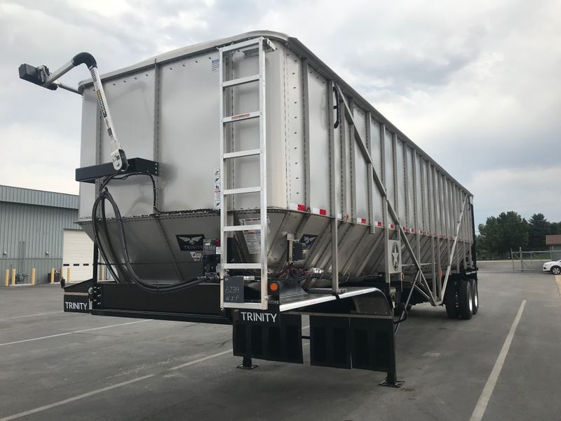 In Production for March: Boise, ID - New 2027 Trinity 42' x 102" x 59" Eagle Bridge  61" Belt Trailer 656099-27