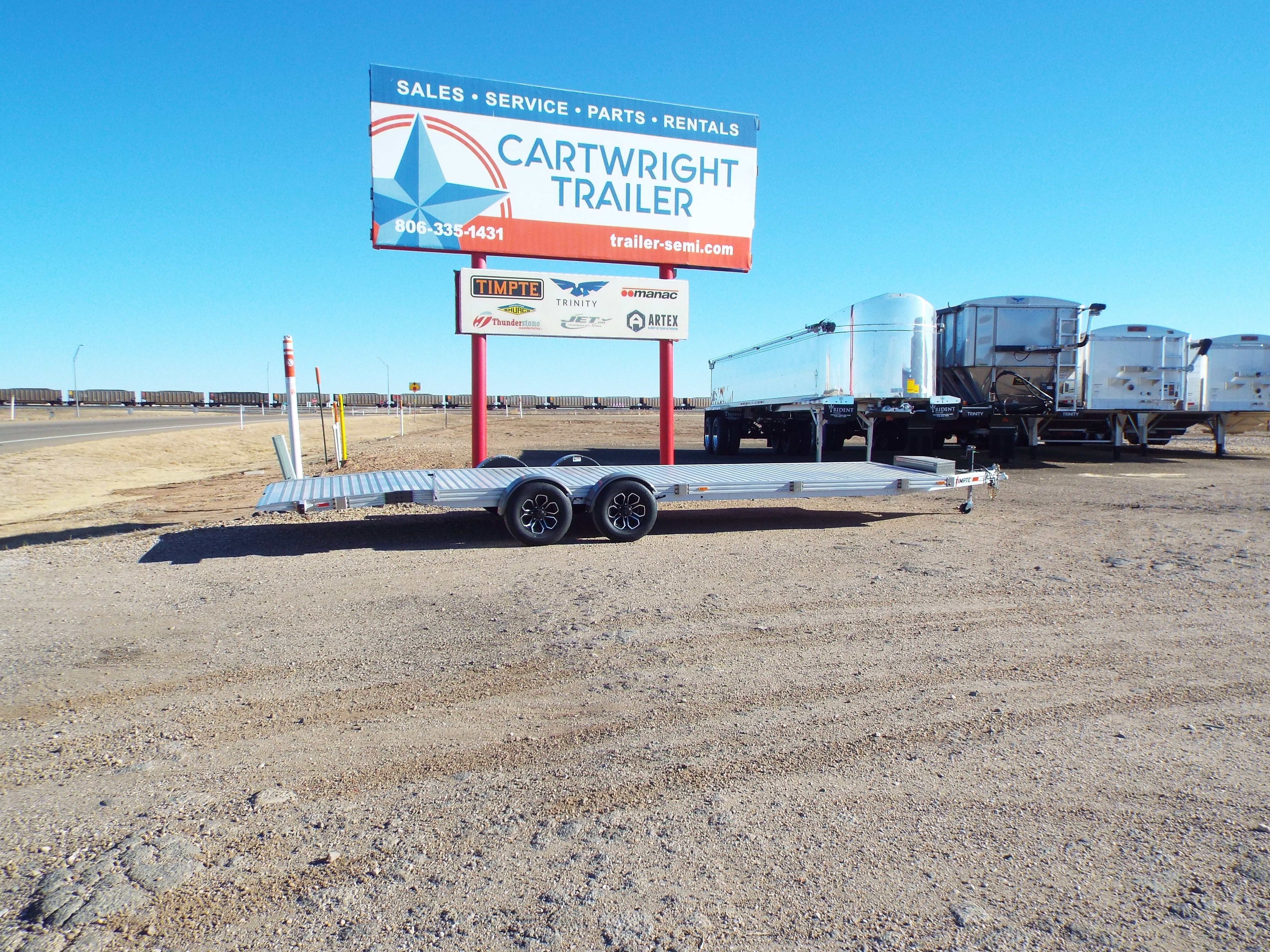 In Production: Lincoln,NE - Due 04.15.2026 - 2027 Timpte Motorsports Hydraulic EZ Series Trailer -10k 26 Foot Deck - TE004600