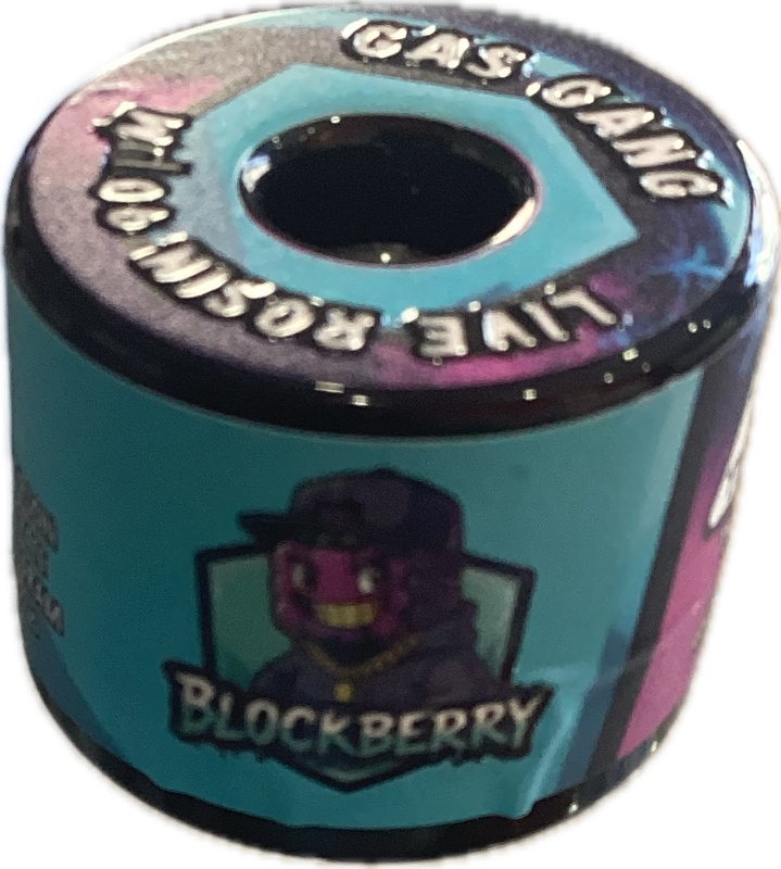 Gas Gang: 1gram Live Rosin Cannabis Concentrate - Black Berry HYBRID