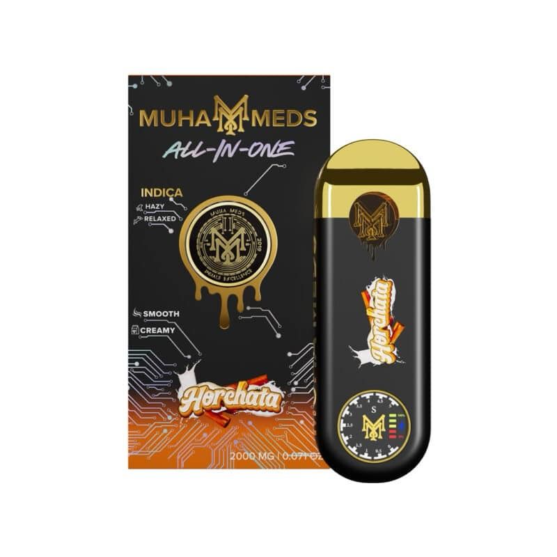 MUHA MEDS: 2gram Disposable Vape - Horchata INDICA