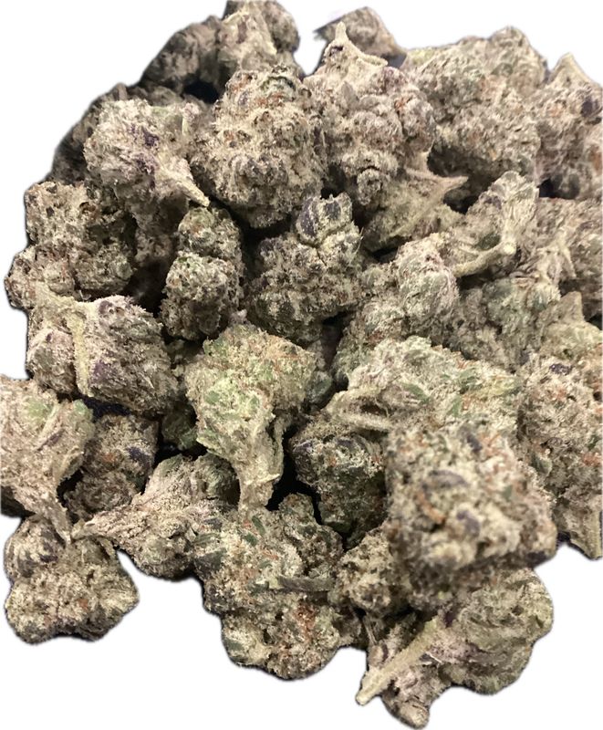 Flower: Purple Banana Punch THC: 26% 1 Oz INDICA