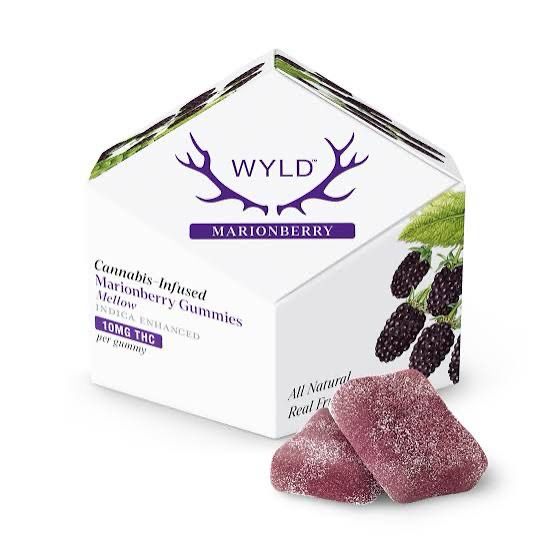 WYLD: 100mg Cannabis-Infused Gummies - Marionberry INDICA