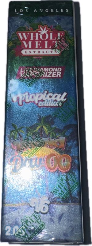 WHOLE MELT Extracts: 2gram Live Diamond Vaporizer (Tropical Edition) - Island Dew OG INDICA/HYBRID