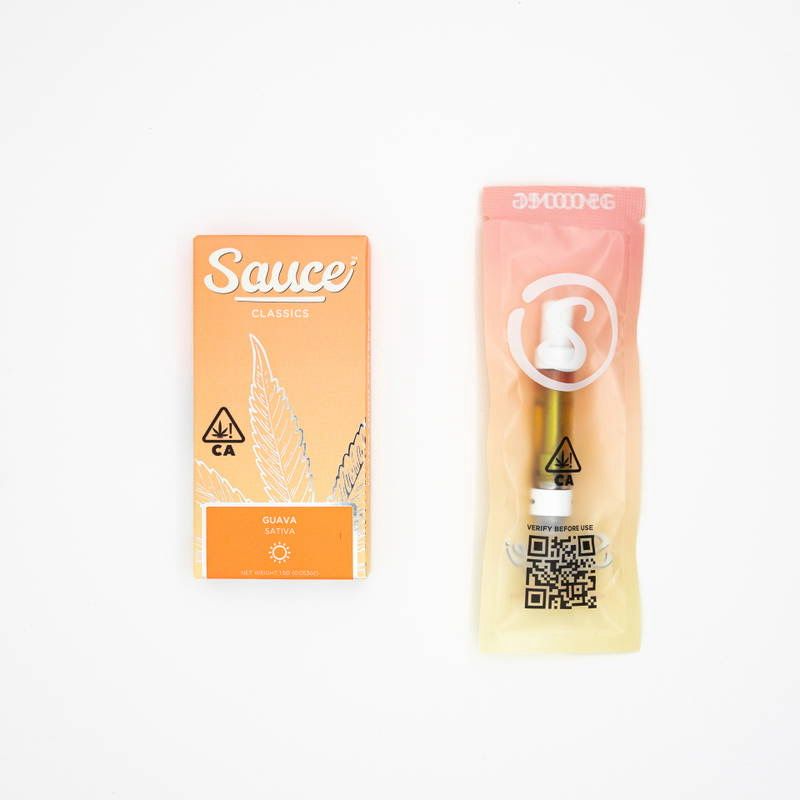 SAUCE Classics: 1.5gram Vape Cartridge - Guava SATIVA