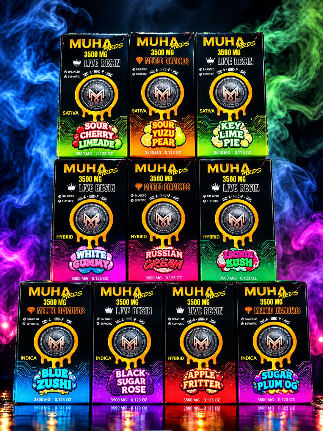 MUHA MEDS: 3500mg Disposable Vape
