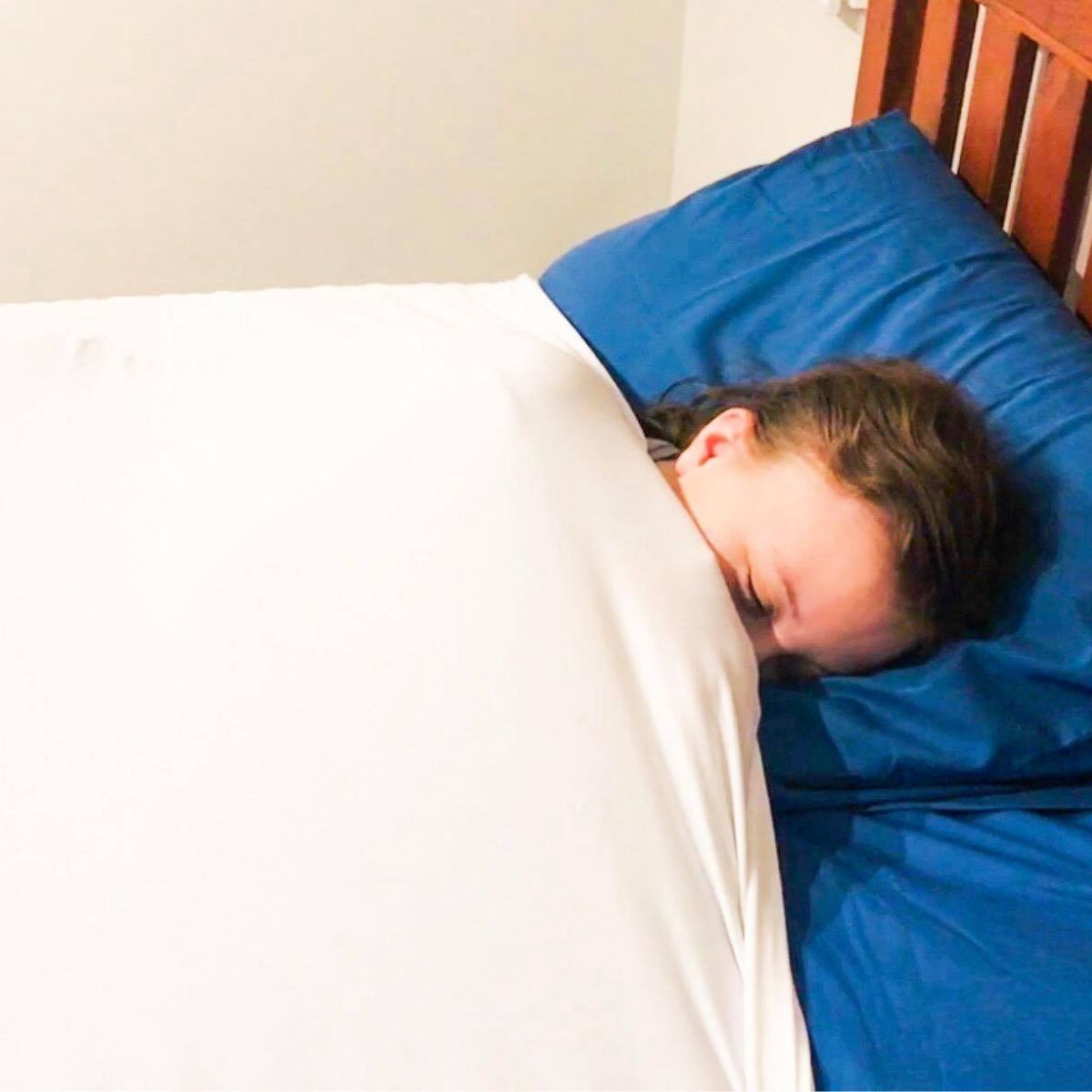 Sensory Compression bed Sheet QUEEN SIZE (White)