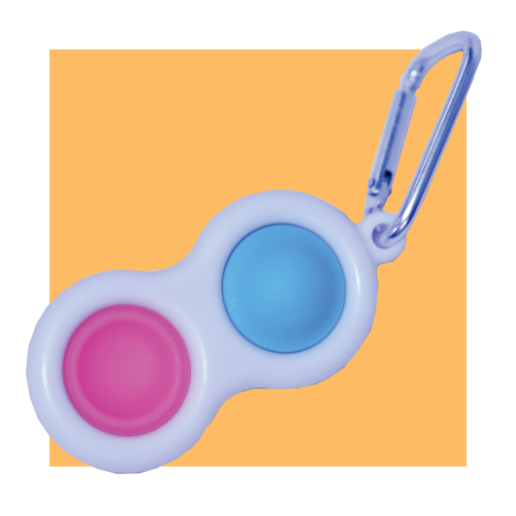 Bubble Pop Fidget Keyring