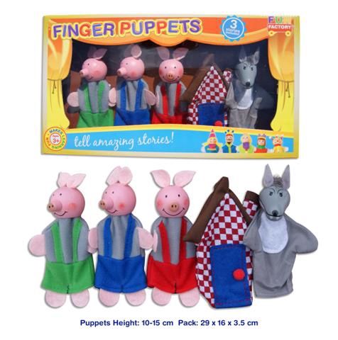 Finger Puppets - 3 Little Pigs