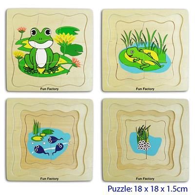 Puzzle 4 Layers Frog