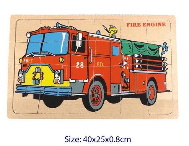 Jigsaw Puzzle Vehicle Fire Engine