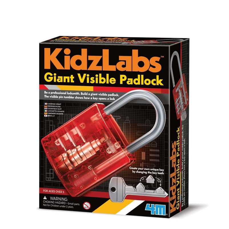 Kidzlabs Giant Visible Padlock