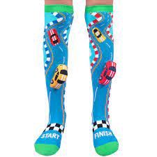 Mad Mia Racing Car Socks Age 3-5