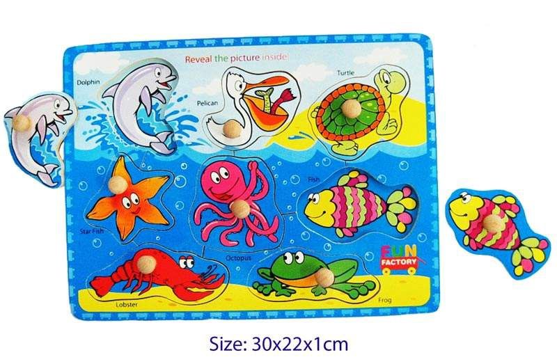 Sea Puzzle With Knobs