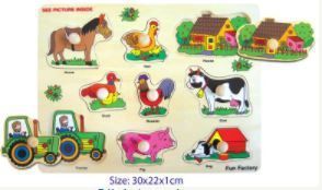 Horse Puzzle with Knobs