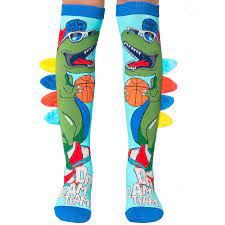 Mad Mia Dinosaur Socks Age 6-99