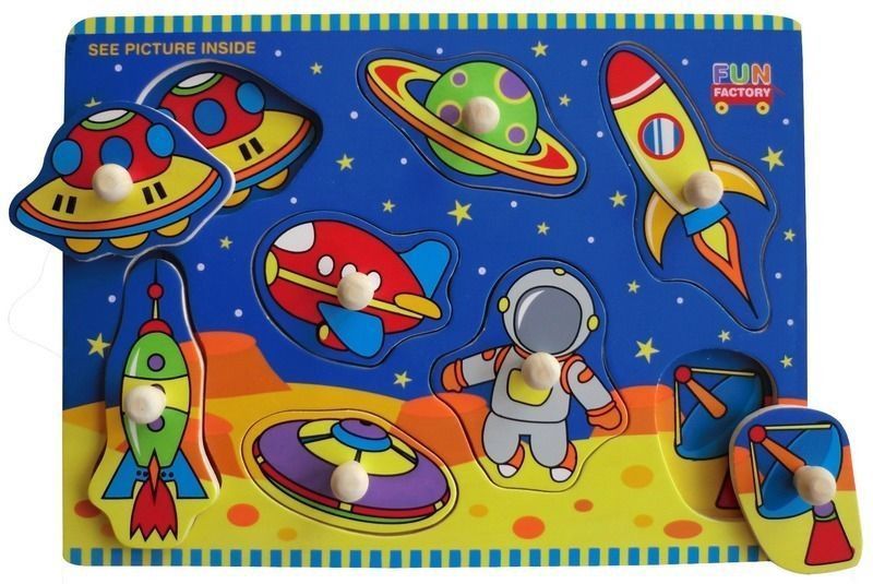Space Puzzle with Knobs