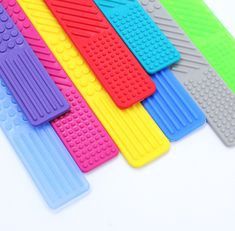 Ark's Sensory Bookmark/Fidget 3 Pack (Red/Green/Blue)