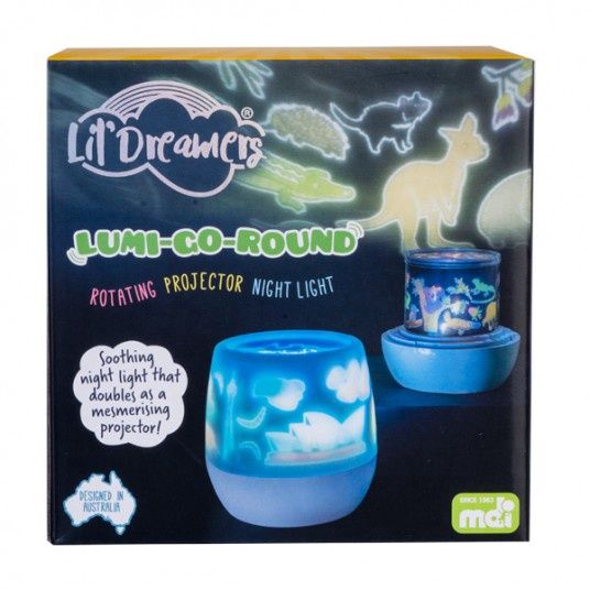 Lil Dreamers Lumi-Go-Round AUSTRALIANA Rotating Projector Light