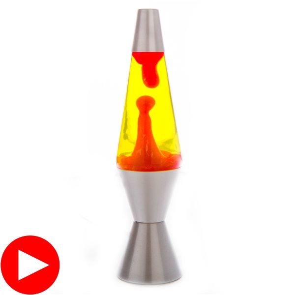 Diamond Motion Lamp Silver Yellow and Red