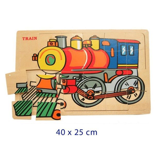Jigsaw Puzzle Train