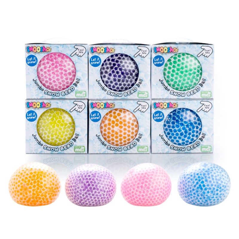 Smooshos Jumbo Ball Gel Bead Snow