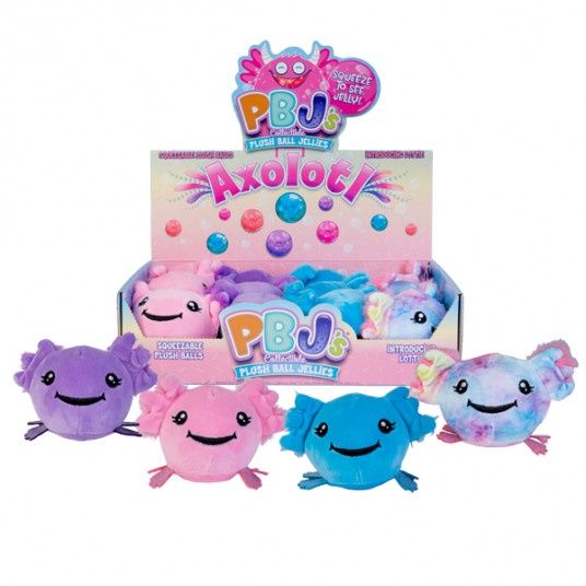 Squishy Bubble Plush Axolotl