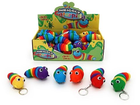 Wriggle Caterpillar Keychain