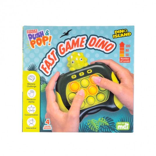 Push and Pop Fast Game Dino