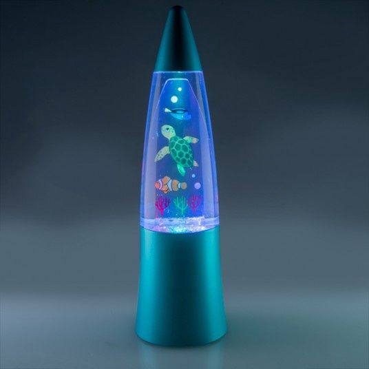 Mini Glitter Lamp Sea Life
